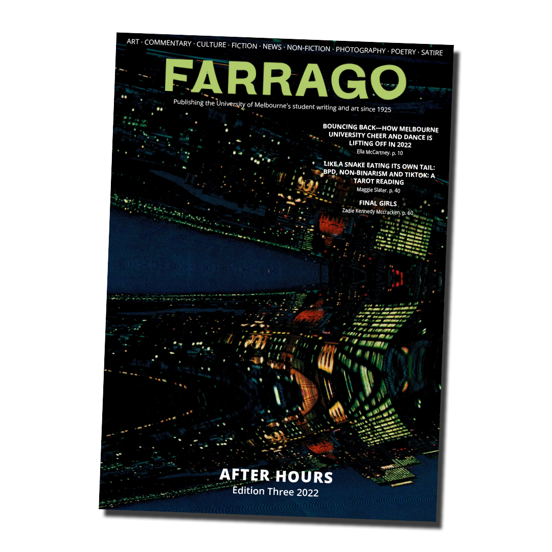 Farrago's magazine cover - Edition Three 2021